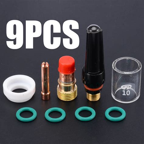 Pcs Mm Welding Torch Gas Lens Glass Cup Kit For Tig Wp