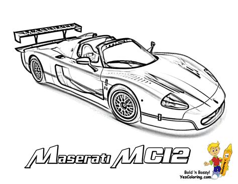 Exotic Car Coloring Pages