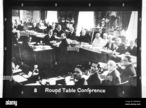 Gandhi Round Table Conference High Resolution Stock Photography And