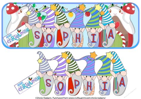 Christmas Gnome Names Sophia Cup98492966 Craftsuprint