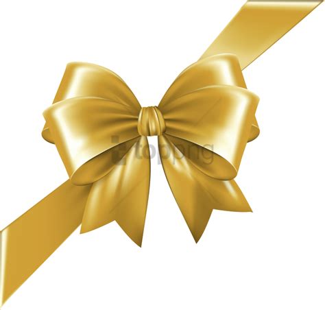 Download Gold Christmas Bow Png Gold Ribbon Bow Png Png Image With No Background Pngkey Com