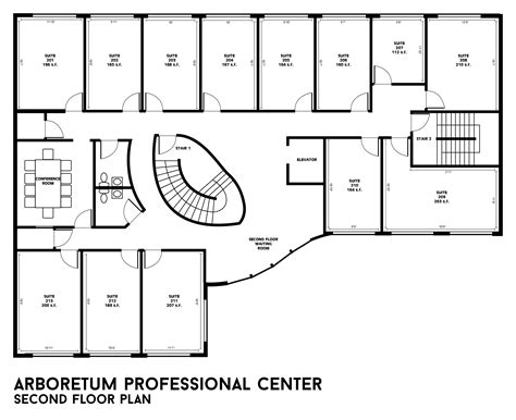 Draw accurate 2d plans within minutes and decorate these with over 150,000+ items to choose from. Building Floor Plans - Arboretum Professional Center