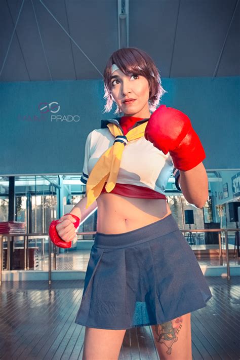 Sakura From Street Fighter Cosplay