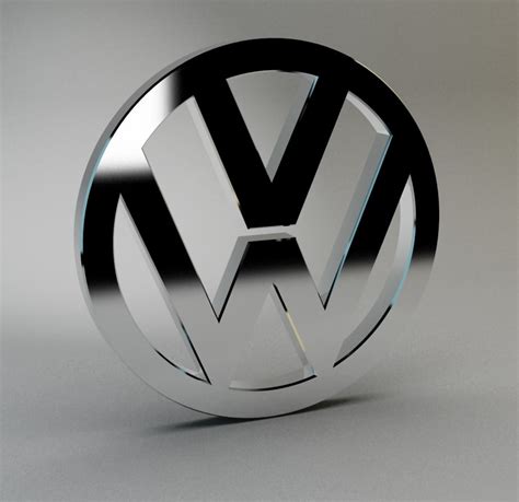 Logo Vw 3d Models In Parts Of Auto 3dexport