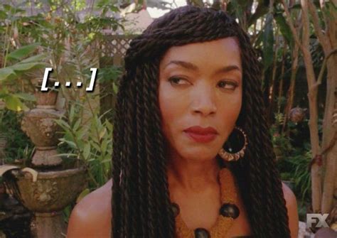 angela bassett as marie laveau in american horror story coven love the swept back do with the