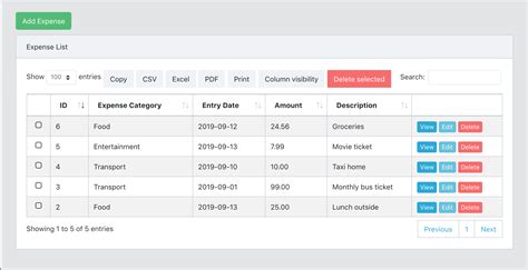 Laravel Based Expense Manager To Track Income And Expenses Quick Admin Panel