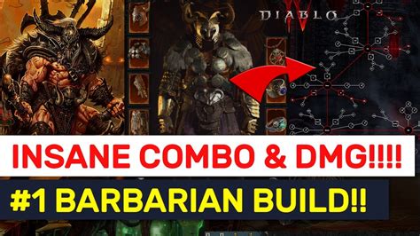Diablo 4 Strongest Barbarian Build In Open Beta Youtube