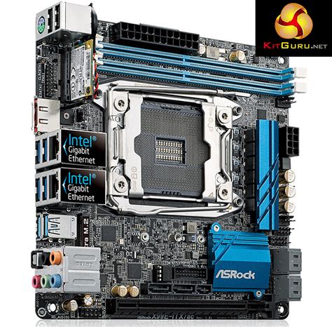 Asrock X99e Itxac Mini Itx Motherboard Review Kitguru