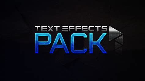 Free Text Effects Pack By Cleanupguy Photoshop Youtube