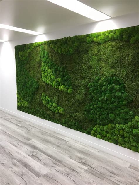 Preserved Green Real Moss Walls - Preserved Interiors