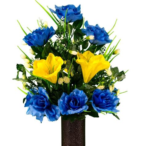 Artificial cemetery flowers for sale. Sympathy Silks Artificial Cemetery Flowers - Realistic ...