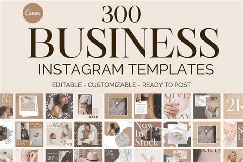 Small Business Instagram Post Template For Canva