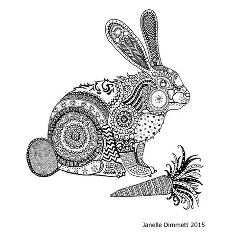 Pin Af Barbara På Coloring Rabbit Malebøger Påske