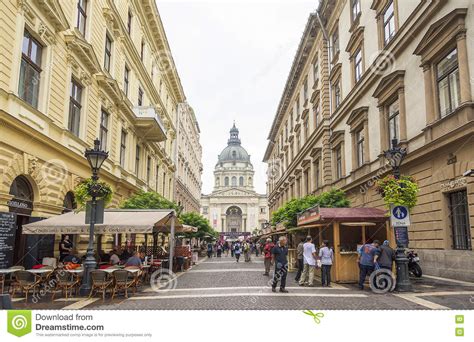 Zrinyi Street In Budapest Editorial Photo Image Of Restaurants 77515441