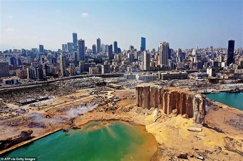 Inside Beiruts Ground Zero Astonishing Images Reveal The Scale Of