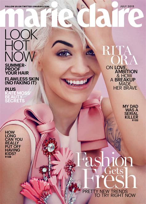 Rita Ora Covers Marie Claire July 2015 Issue A Million Styles