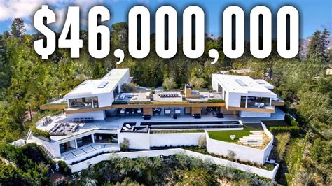 Inside A 46 Million Minimalist Beverly Hills Mega Mansion Youtube