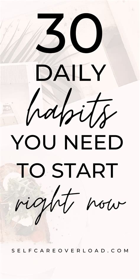 30 Daily Habits to Start in 2020 - Self-Care Overload in 2020 | Life ...