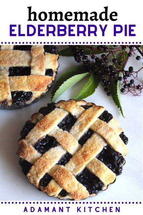 Bubble through the slits in the pie. Elderberry Pie | Recipe | Elderberry pie, Elderberry ...