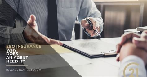 If they are sued for harming another person or business, errors and omissions insurance, which is sometimes referred to as e&o insurance, can help cover related financial losses. Why Do Real Estate Agents Need Errors & Omissions Insurance? | CENTURY 21 Signature Real Estate