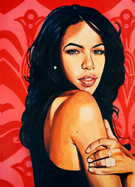 Aaliyah Portrait Painting By Rá Paints Saatchi Art