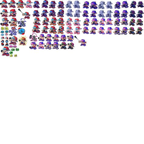 Pixel Bf Sprites Making These Pixel Sprites Was Really Hard But