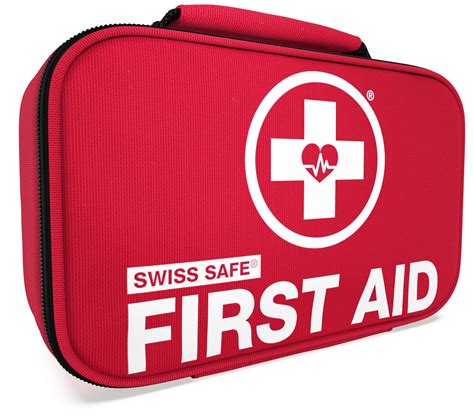 Swiss Safe 2 In 1 First Aid Kit 120 Piece Bonus 32 Piece Mini First