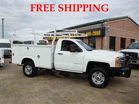 Chevrolet Silverado 2500 Hd Utility Service Truck Reg Cab 6 0l Gas