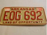 Arkansas License Plates 2017