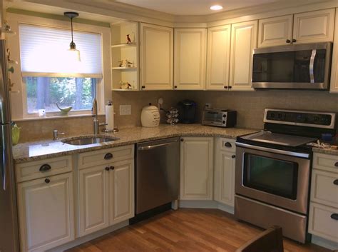 One of our favorite kitchen space savers are kitchen islands. Lots of cabinets in a small space! | Kitchen cabinet ...