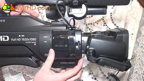 sony hxr mc2500 kamera test vergleich und unboxing youtube