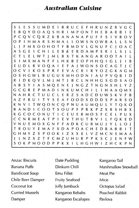 4 Best Images Of Free Printable Food Word Searches