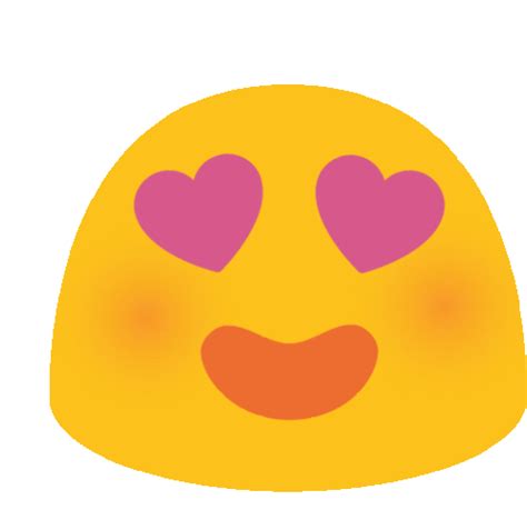 Heart Eye Emoji Sticker Long Livethe Blob Smiling Hearts Discover Share GIFs Emoji