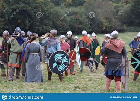 Battle Of Hastings Reenactment Editorial Stock Image Image Of Norman