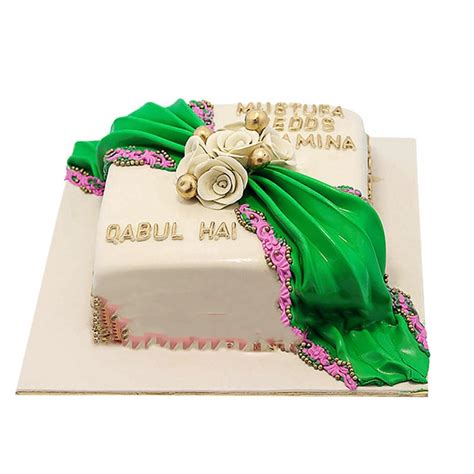 Qabool Hai Cake For Nikkah Ceremony Cake O Clock Best Customize