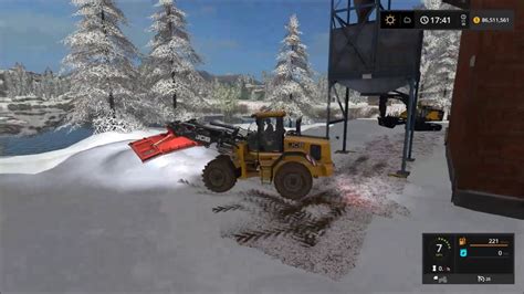 Fs17 Timelapse Plowing Snow Youtube