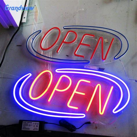 China Diy Led Neon Anti Broken Letter Sign Open Neon Sign China Open