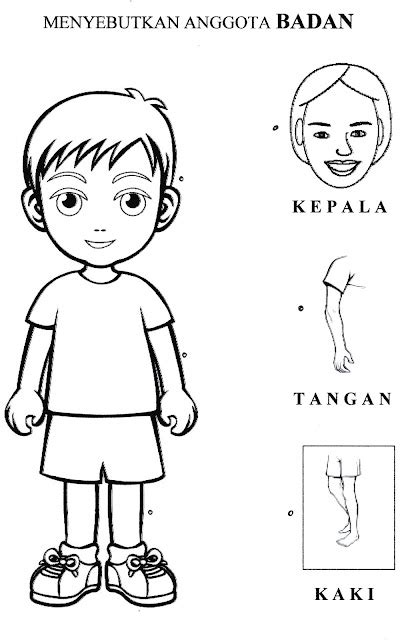 Gambar Mewarnai Anak Paud Tema Diriku - karena mereka adalah masa depan...