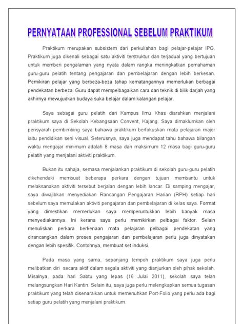 Yang semuanya berupa surat keterangan pernyataan tanah yang terletak di wilayah pt. Pernyataan Professional Sebelum Praktikum