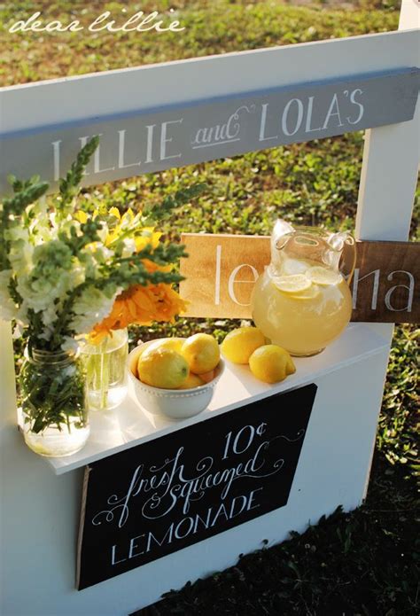 15 beautiful lemonade stand designs a great symbol of summer
