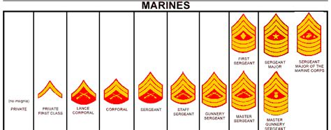Marine Corps Enlisted Ranks Rodenob