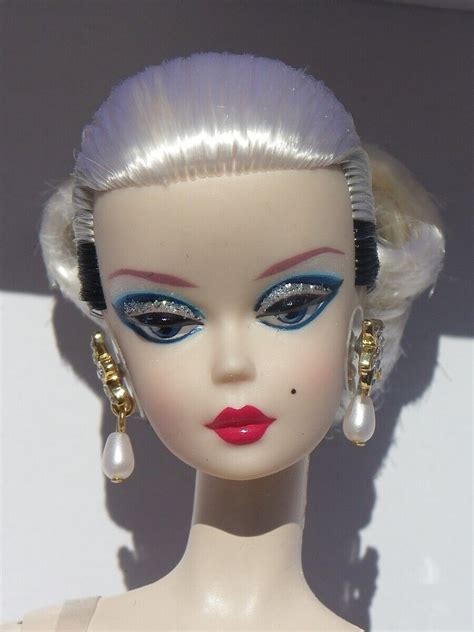 barbie black and white forever 60th anniversary porcelaine silkstone 2018 fxf25 ebay