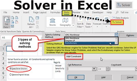 Sehen sie sich die mac excel auf gigagünstig an! Solver in Excel | How to use Solver Add-in in Excel ...