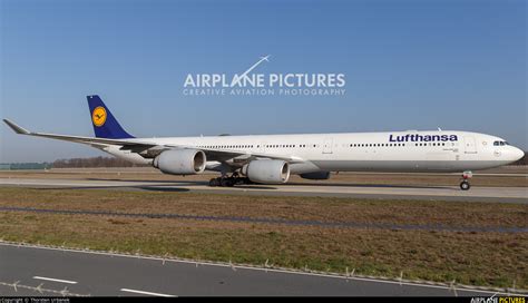 D Aihk Lufthansa Airbus A340 600 At Frankfurt Photo Id 1244966
