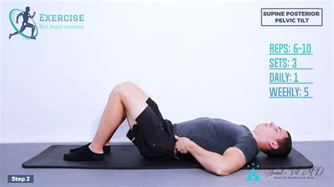 Supine Posterior Pelvic Tilt YouTube