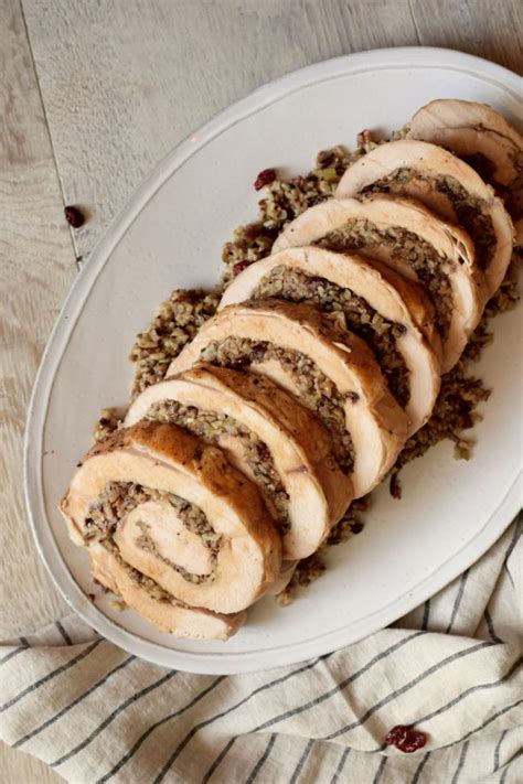 Turkey Roulade With Wild Rice Filling Recipe And Video Pamela Salzman