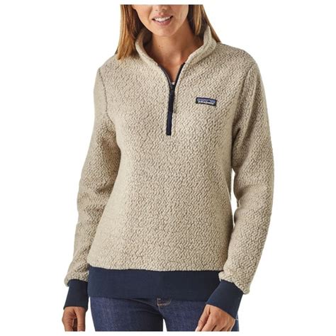 Patagonia Womens Woolyester Fleece Pullover Sweater Powder7