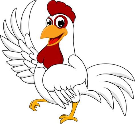 chicken cartoon vector art icons and graphics for free download