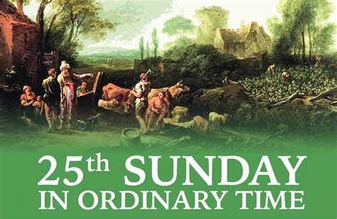 Twenty Fifth Sunday In Ordinary Time September The Parish