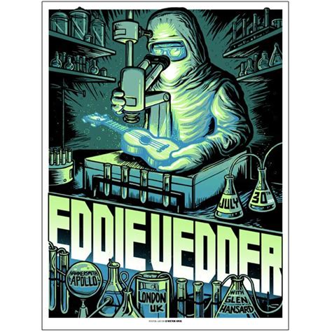 Eddie Vedder Rock Posters London Poster Eddie Vedder